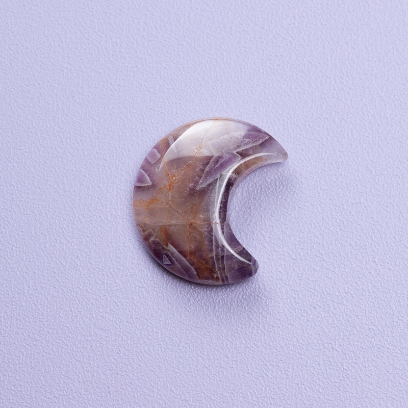 AMETHYST CRESCENT MOON