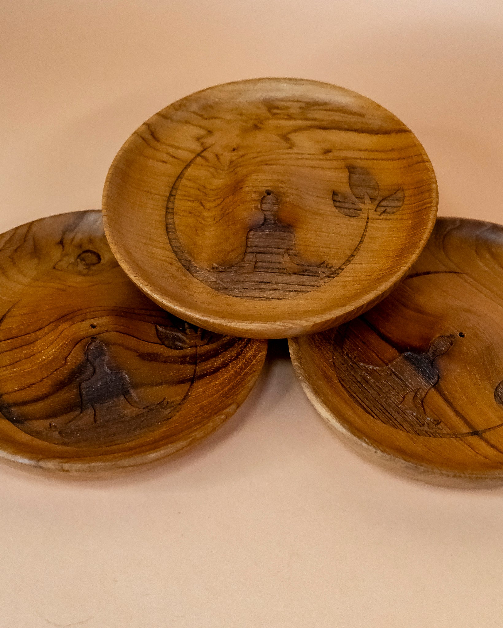 PORTA INCIENSO REDONDO DISEÑO BUDA