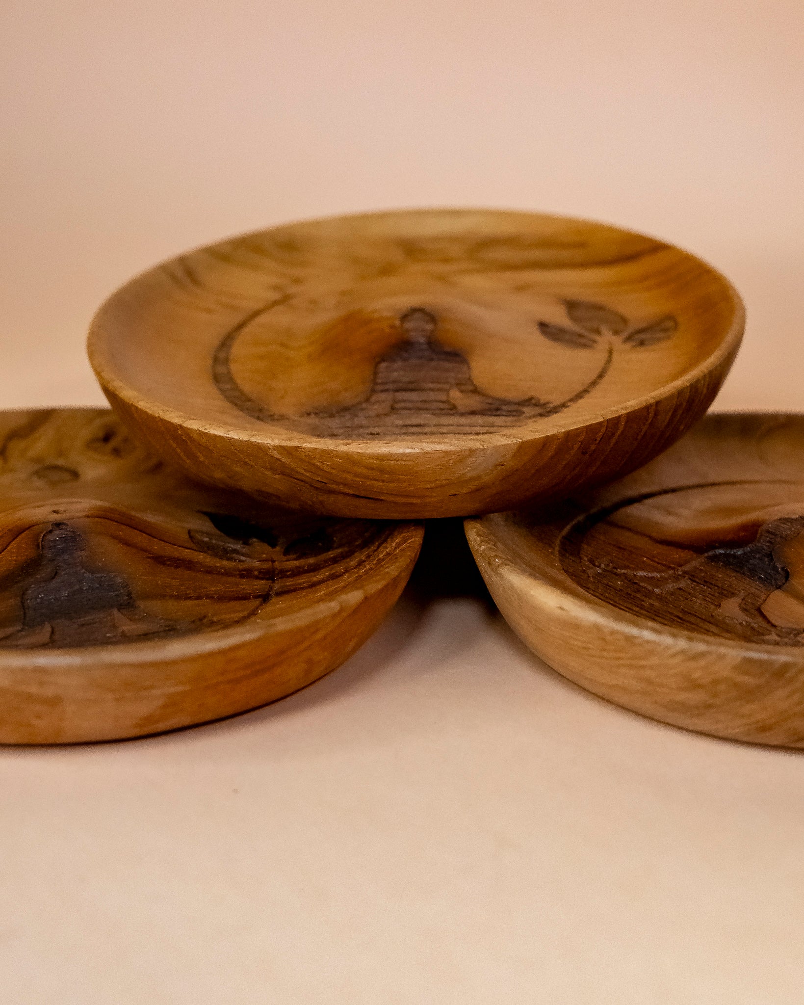 PORTA INCIENSO REDONDO DISEÑO BUDA