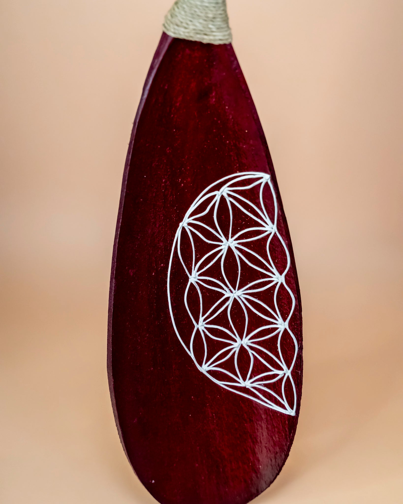 Garnet Coconut Leaf Incense Burner