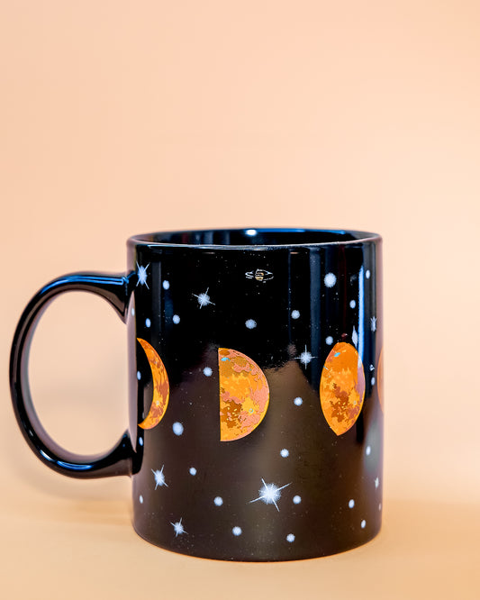 TAZA RECTA "FASES LUNARES"