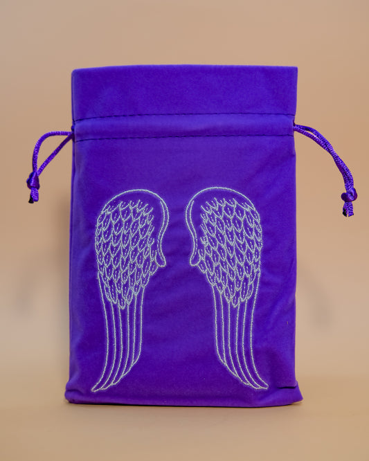 BOLSA PARA TARJETAS DE TAROT ALAS DE ÁNGEL