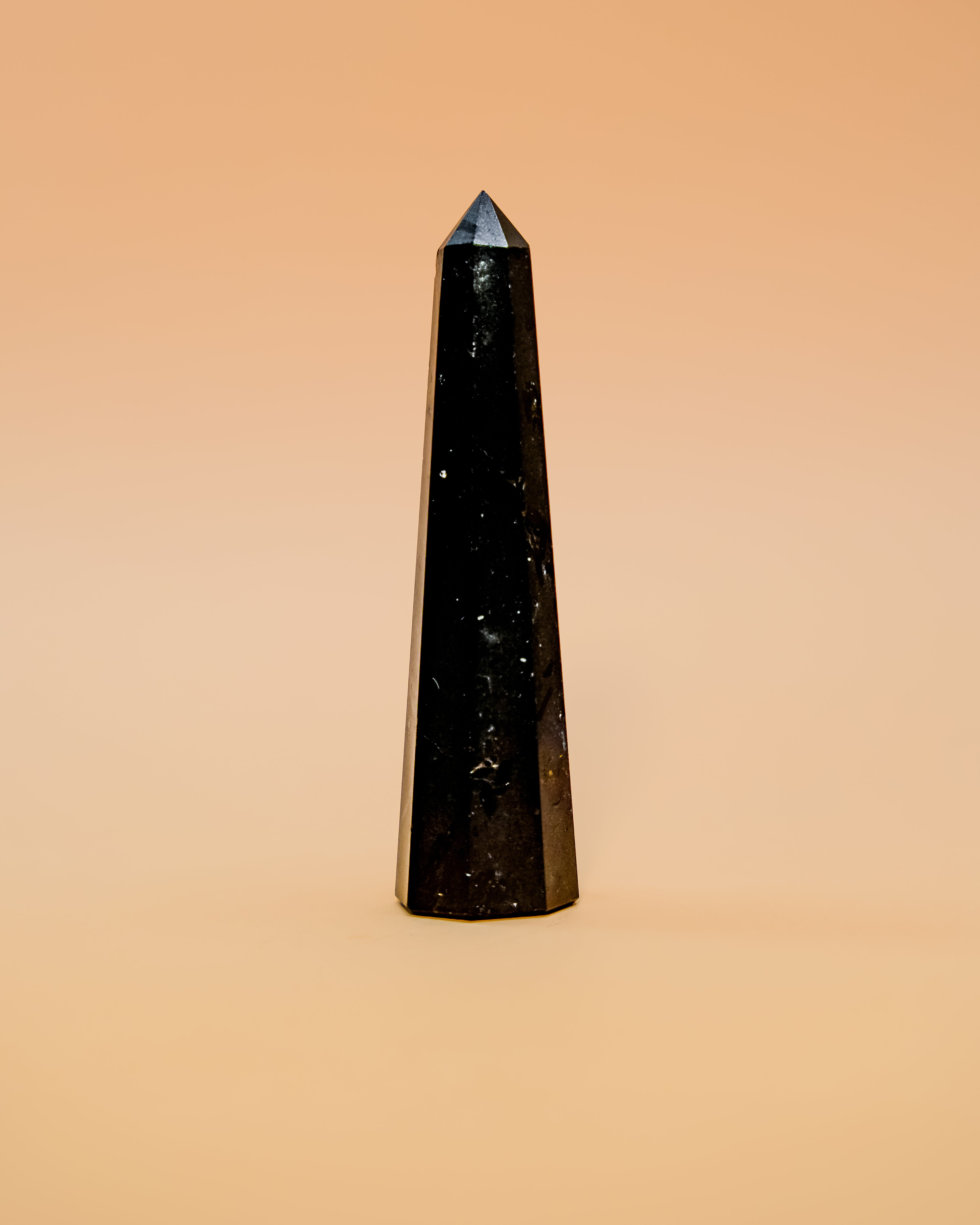 BLACK TOURMALINE OBELISK