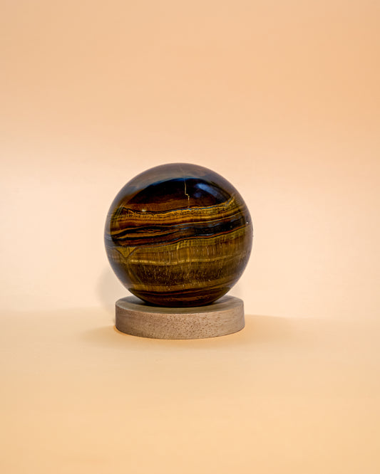 TIGER'S EYE SPHERE