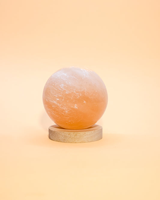 ORANGE SELENITE SPHERES