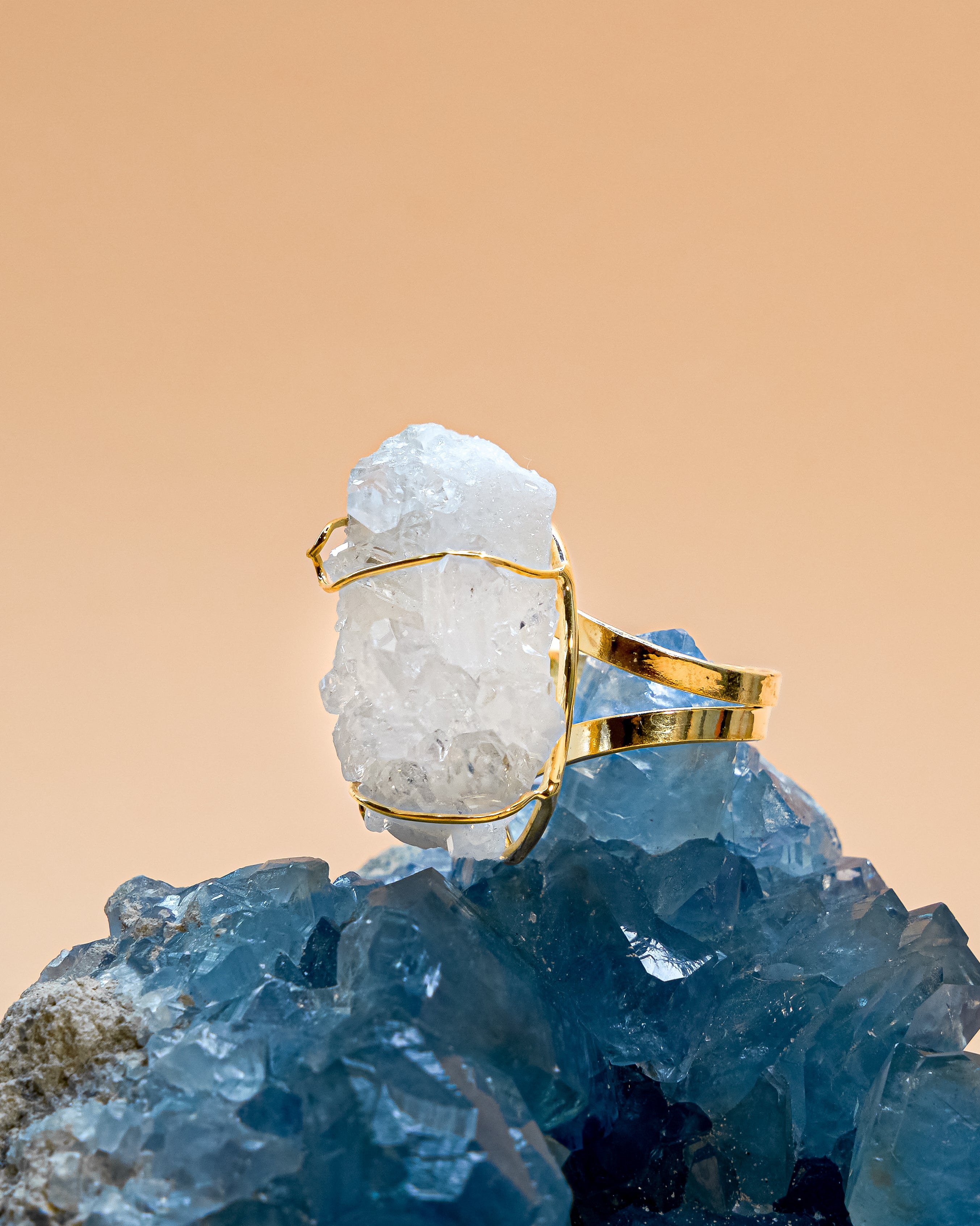 ANILLO DRUSA DE CUARZO