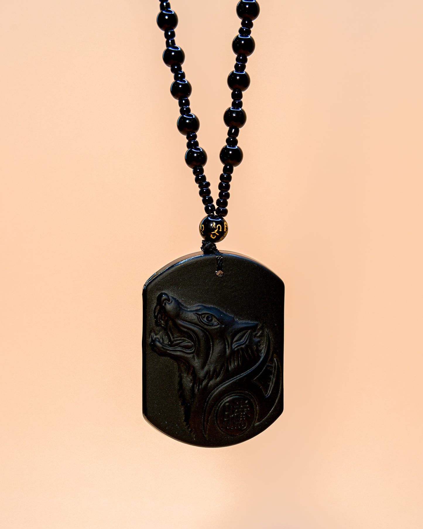 Onyx Wolf Chain