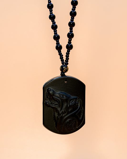 Onyx Wolf Chain