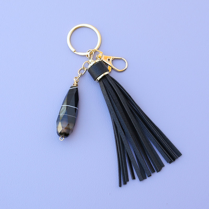 AGATE KEYCHAIN