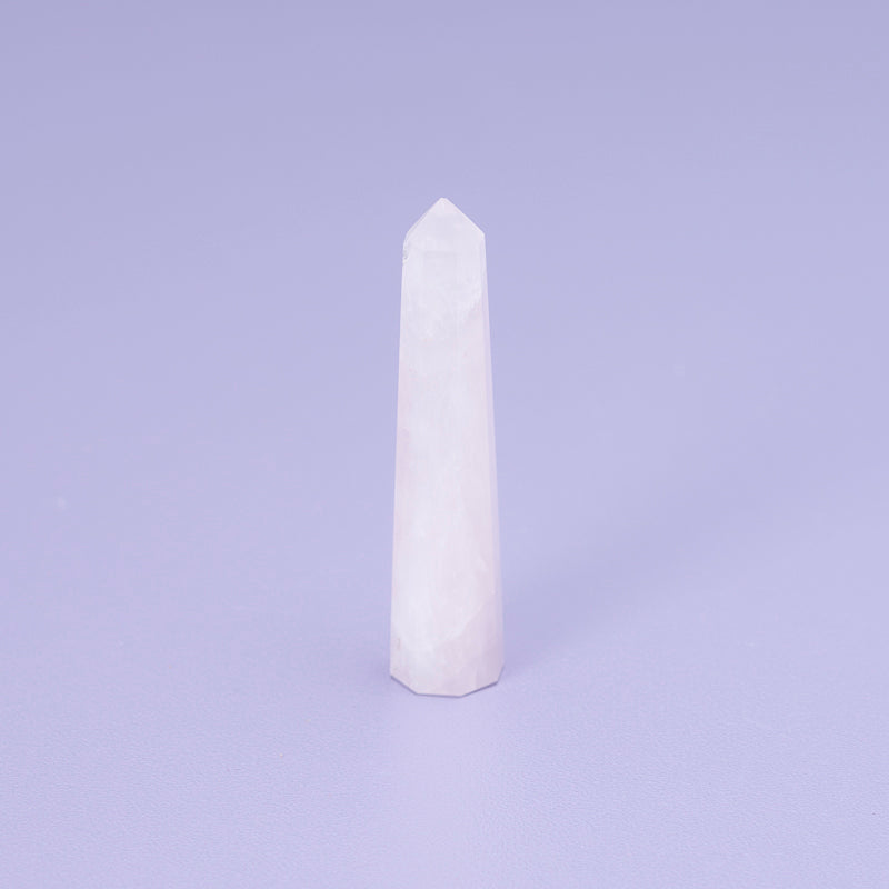 ROSE QUARTZ OBELISK