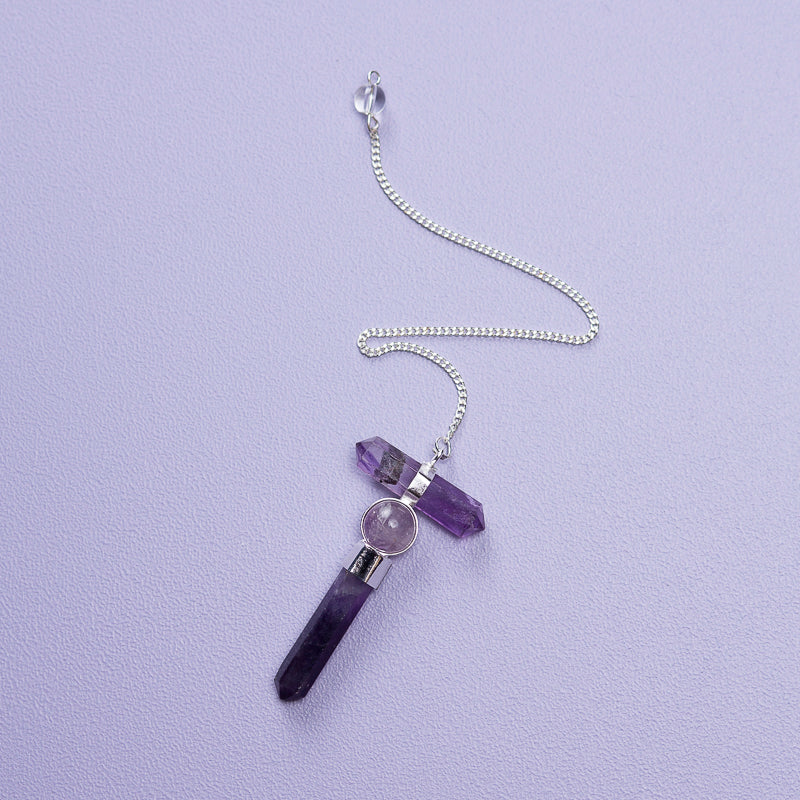 AMETHYST BALANCE ROD PENDULUM