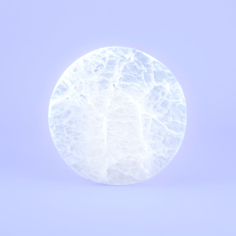 SELENITE POLISHED DISC