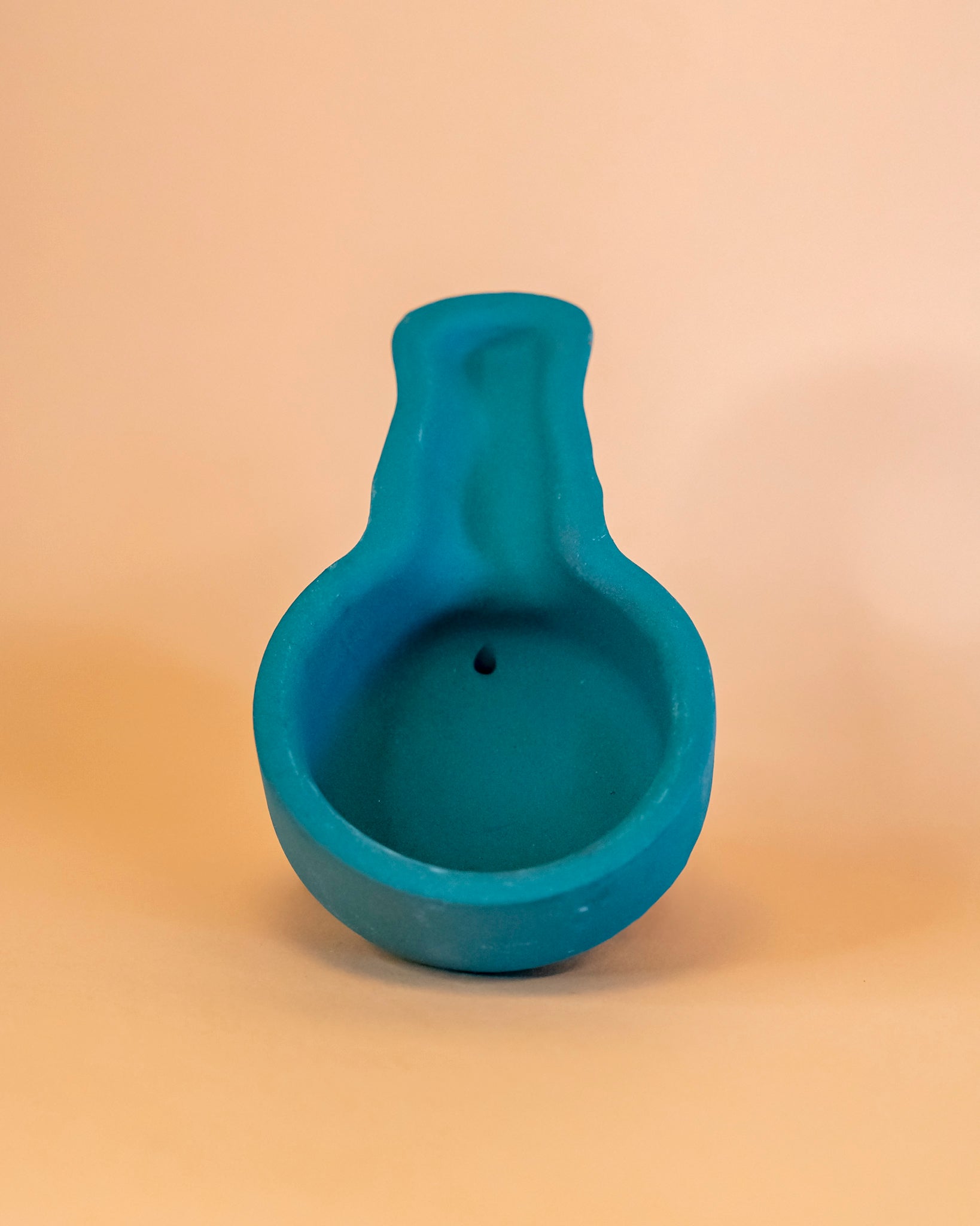 BLUE-GREEN INCENSE BURNER