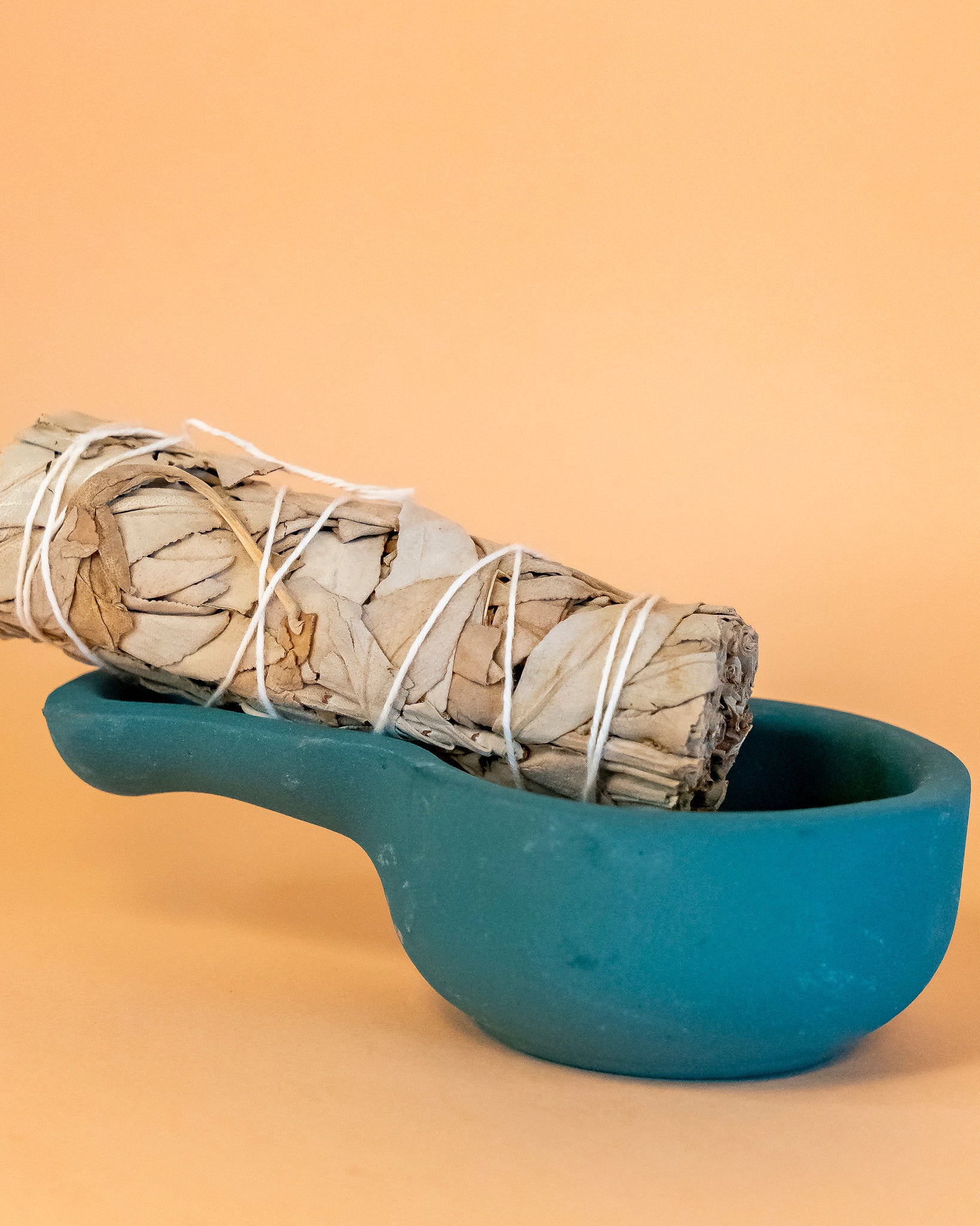 BLUE-GREEN INCENSE BURNER