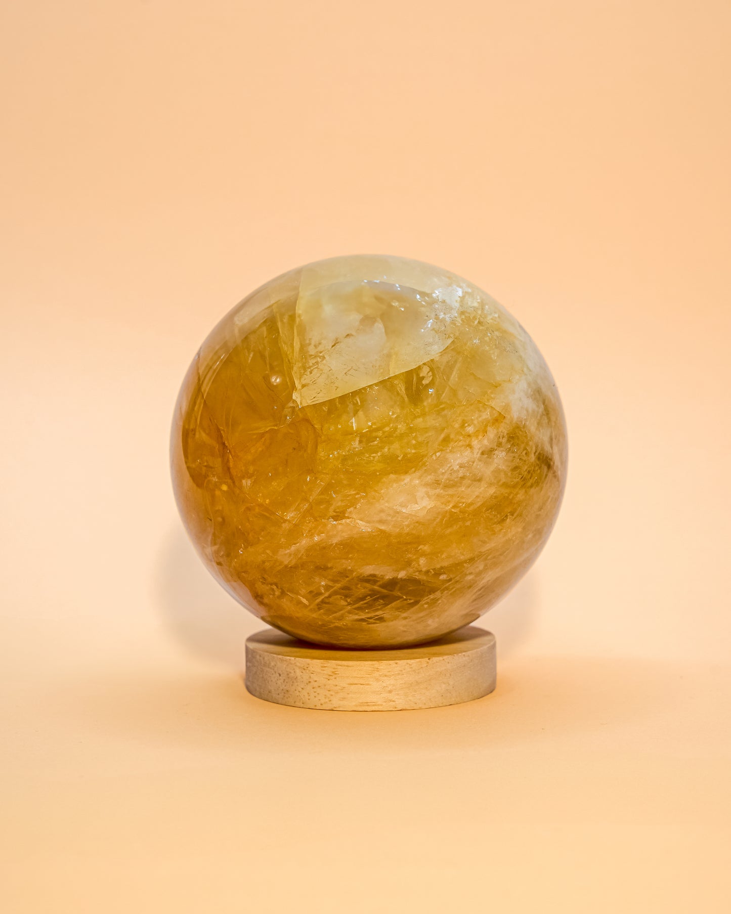 ESFERA DE CALCITA AMARILLA