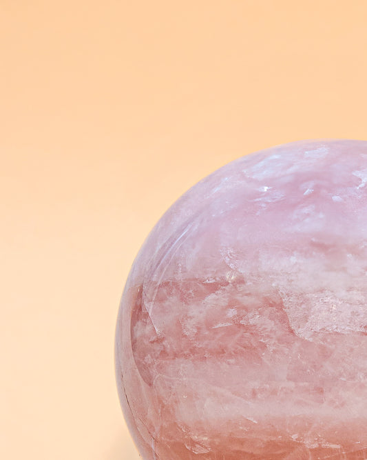 ESFERA DE CUARZO ROSA