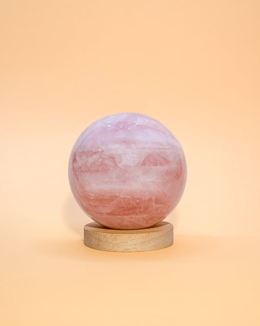 ESFERA DE CUARZO ROSA