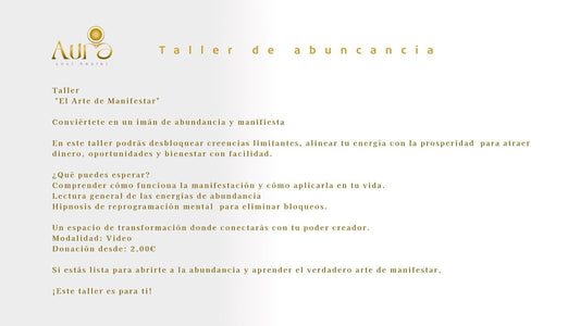 Taller "EL ARTE DE MANIFESTAR"