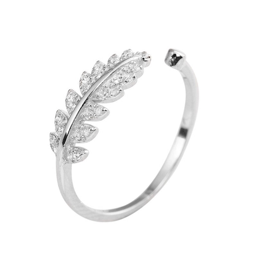 ANILLO DE DIAMANTES DE IMITACIÓN CON MARIPOSA Y LUNA