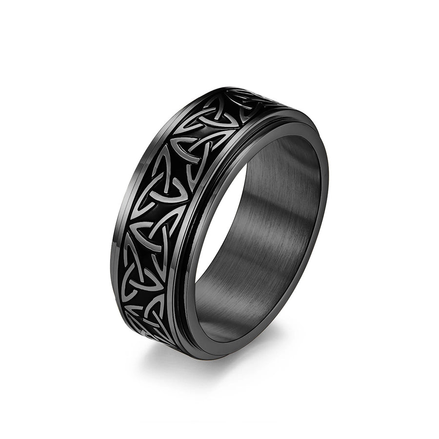 HIP-HOP TITANIUM STAINLESS STEEL MEN´S RING