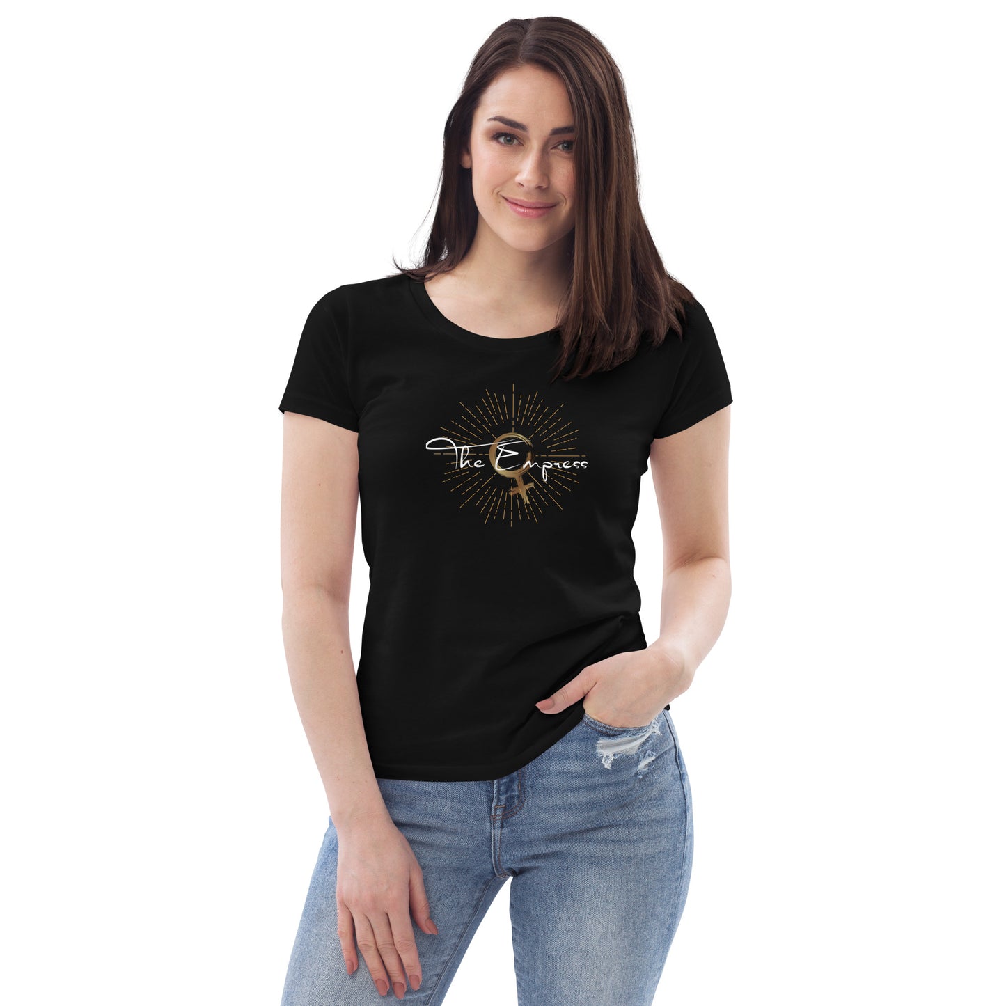 CAMISETA ECOLÓGICA AJUSTADA TAROT LA EMPERATRIZ