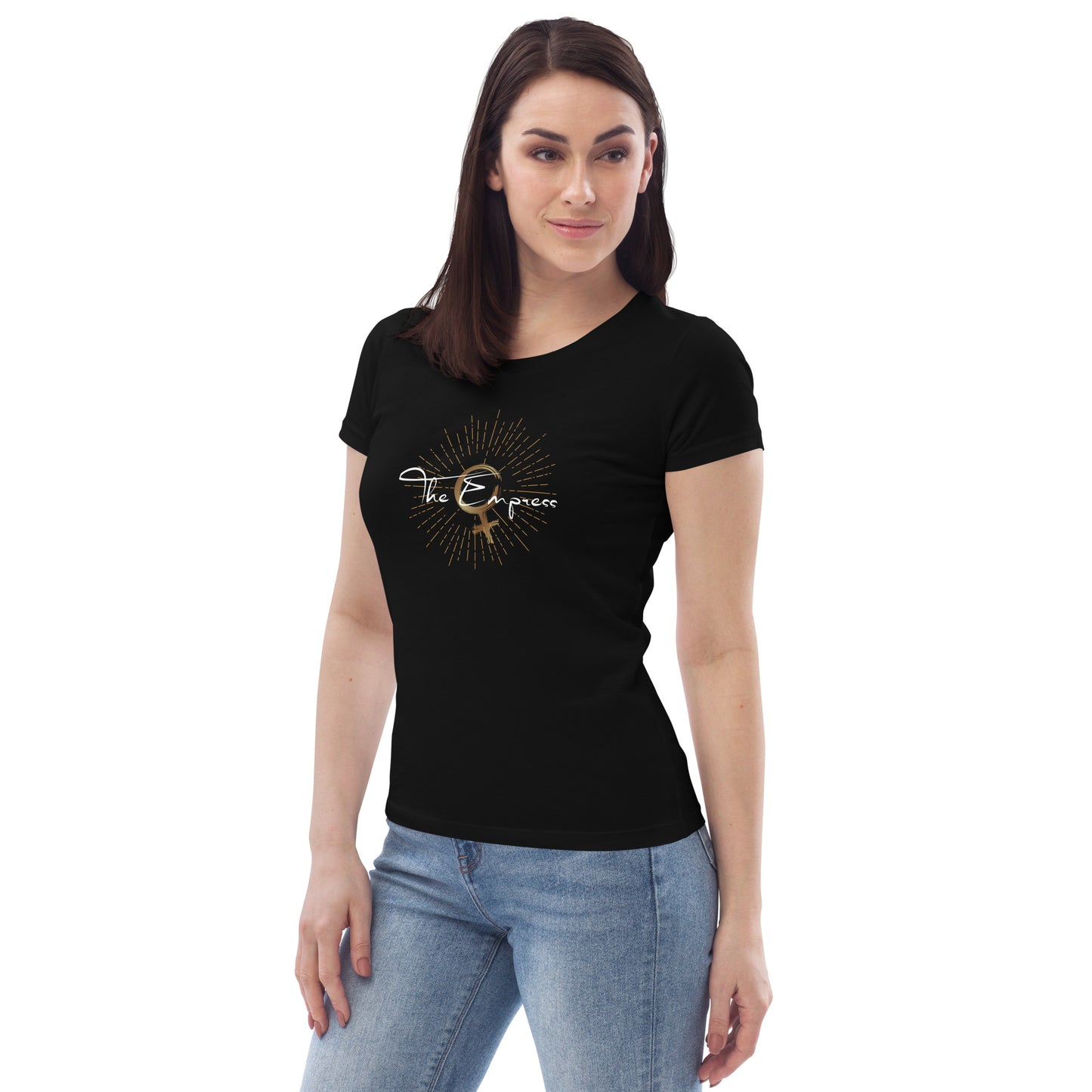 CAMISETA ECOLÓGICA AJUSTADA TAROT LA EMPERATRIZ