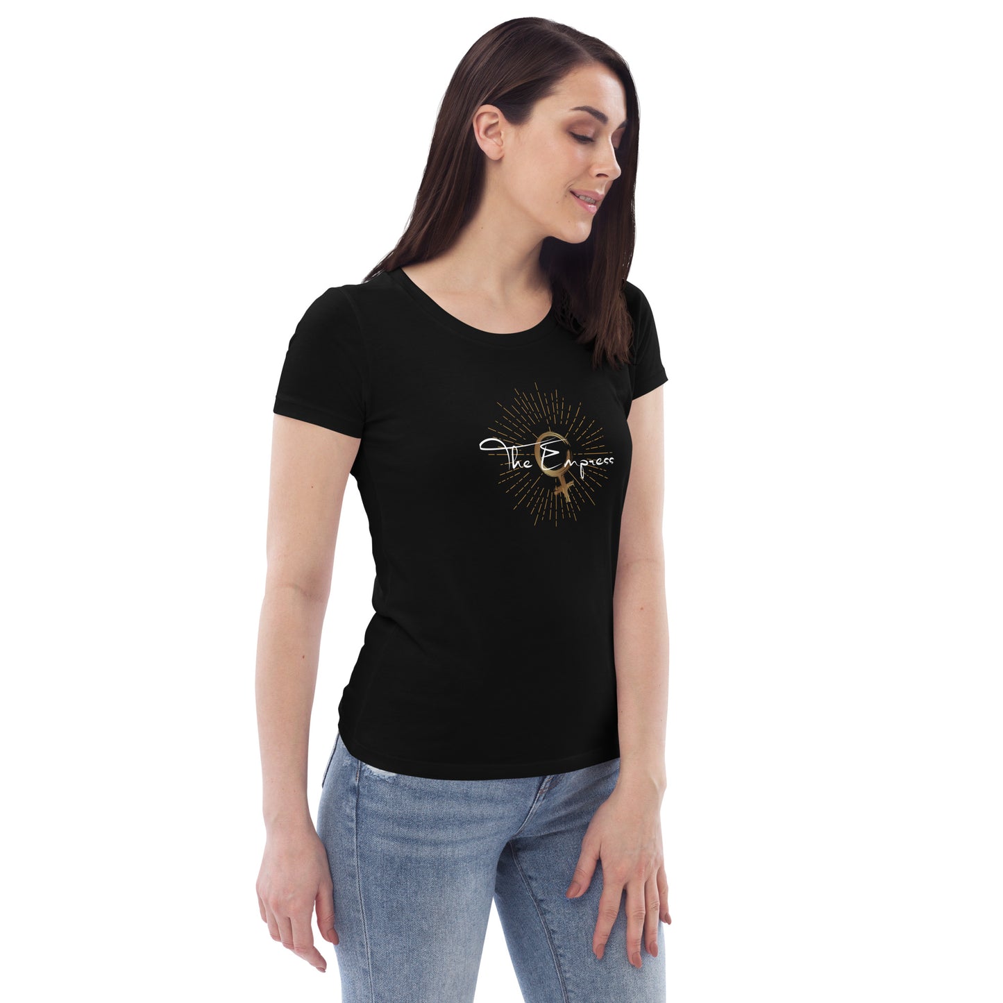 CAMISETA ECOLÓGICA AJUSTADA TAROT LA EMPERATRIZ